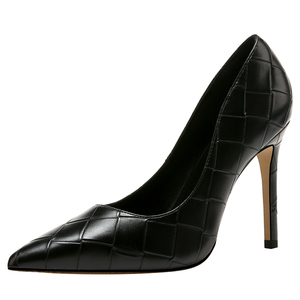 Chaussures à talons hauts pointus pour femmes, printemps-automne, noir, bleu, <span class=keywords><strong>beige</strong></span>, talons fins, sexy, pour le bureau, escarpins à talons aiguilles - Product Image 3