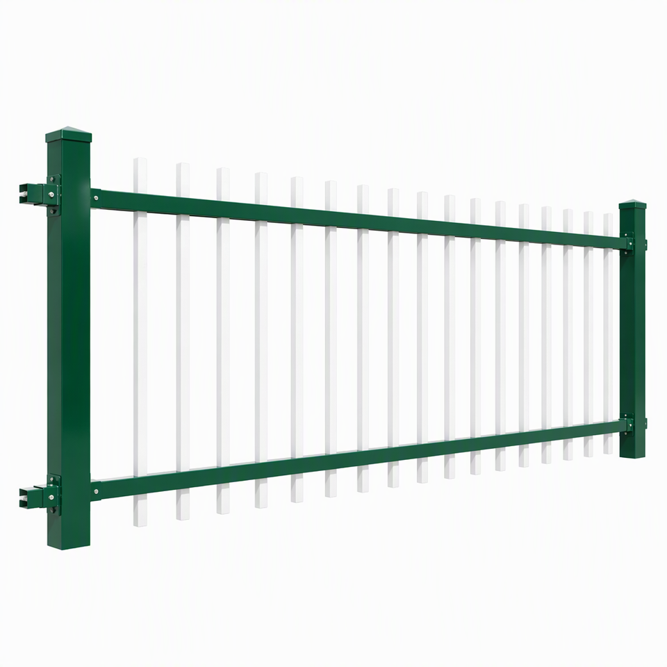 Galvanized Carbon Steel Fence Panel Powder Coated Waterproof 6 Feet ...