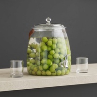 Carafe à eau froide de qualité alimentaire avec échelle graduée, pichet à boisson transparent pour la maison et le bureau