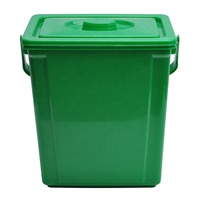 HANGSHUA 10L Compost Seau Épluchures de Légumes Poubelle Comptoir Conteneur de Déchets Alimentaires Avec LidKitchen Cuisine