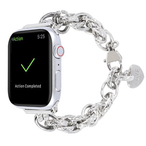 <span class=keywords><strong>Bracelet</strong></span> de montre universel en métal perlé de style bohème |   Pour toutes les séries de montres <span class=keywords><strong>Apple</strong></span> et Samsung |   Multi-tailles |   Personnalisable - Product Image 5