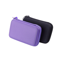 Étui à huiles essentielles personnalisable en cuir rigide avec fermeture éclair, grande capacité, pour voyage, de haute qualité, Doterra 2ml