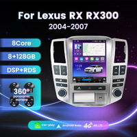 Unidad Principal Vertical Android Tesla para Lexus RX300 RX330 RX350 RX400 RX450 2004-2007, CarPlay Inalámbrico, Auto DSP, SWC, WIFI, Cámara AHD
