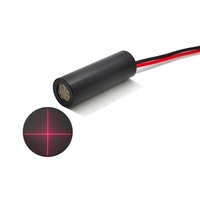 Cabezal láser de 10X30mm 635nm 1mW Módulo láser rojo de línea cruzada