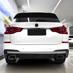 สปอยเลอร์หลัง Amp-Z สำหรับ BMW X3 G01 รุ่น M Sport ปี 2018-2021 สีดำด้านลายคาร์บอนไฟเบอร์ สไตล์แต่ง - Product Image 1