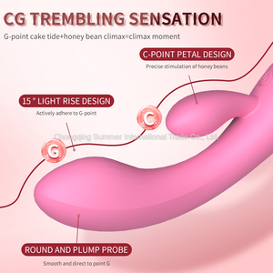 Vibrador de Doble Estimulación para Mujer, Diseño de Doble Cabezal, Doce Modos de Patrones, Recargable a través de Puerto USB, Silicona Segura para el Cuerpo, Ergonómico - Product Image 4