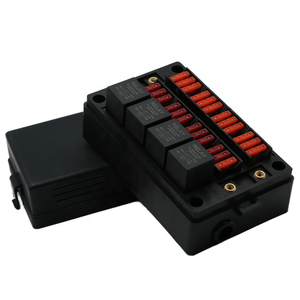 Kit de caja de relé de coche personalizado Universal 4 pines 5 pines 4 relés 24 fusibles ATO ATC ATY 2 fusibles ANS AFS MIDI con cubierta impermeable - Product Image 1