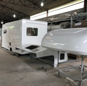 แผงข้างเต็นท์หลังคาคอมโพสิต FRP สำหรับรถบ้าน แบบกันน้ำ ทนรังสียูวี ฉนวนกันความร้อนแบบแมนนวล พร้อมโลโก้แบบกำหนดเอง - Product Image 4