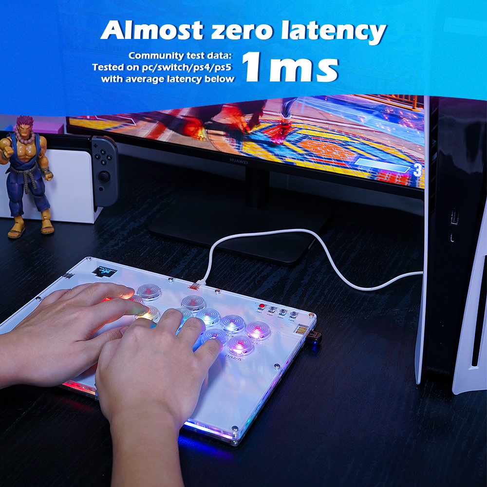 PS5ファイティングゲームスティックアーケードジョイスティック