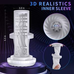 Automatische Mannelijke Masturbator, Mannelijk Seksspeeltje Met 7 Stuwkracht En Trillingsmodi Elektrische Zak <span class=keywords><strong>Pussy</strong></span>, Handsfree Mannelijke Strelen Mastu - Product Image 4