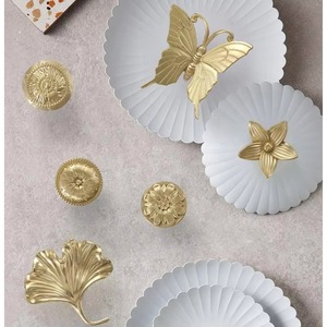 Modern Silver Cupboard Closet <strong>Dresser</strong> Drawer Pulls Hammered Handles Brass <strong>Knob</strong> <strong>for</strong> Cabinets Textured Spheroidal Hardware - Product Image 5