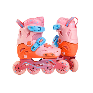 Patins à roulettes à double boucle de conception nouvelle avec roues en PU à roulements ABEC-7, légers, taille réglable pour enfants et adultes - Product Image 4