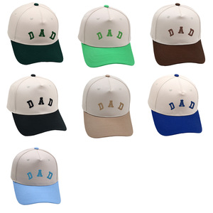 Hai giai điệu Thêu Logo Câu Lạc Bộ Bóng Đá đường cong vành mũ bóng chày gorras CHA gang Mũ <span class=keywords><strong>5</strong></span> bảng CHA mũ với dây đeo điều chỉnh - Product Image 5