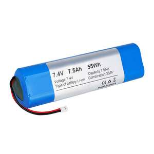 WHOLESALE Custom 7.4V 7500mAh 2S3P 18650 Li-ion <b>Battery</b> Pack for Swimming Pool Vacuum Cleaner <b>Rechargeable</b> <b>Battery</b> - Product Image 1