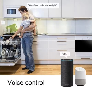 Glomarket pour interrupteur mural en verre tactile intelligent, commande à distance Wi-Fi, 10A max 240V, compatible avec Smart Life, commande vocale - Product Image 3