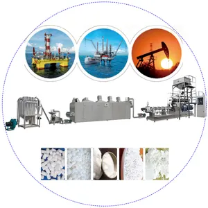 Automatic oil drilling modified starch production line modified corn starch twin screw extruder making machine produce in China