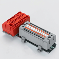 Connecteur de câblage à insertion directe LT-PTF6X2.5-6, bloc de distribution à enfichage rapide avec bornes d'entrée haute intensité pour armoire de commande