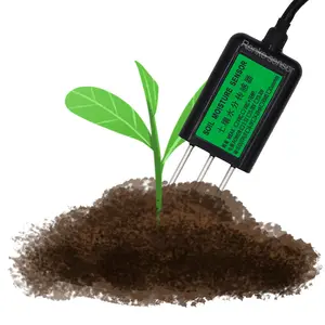 Sonde intelligente du sol, en acier inoxydable, capteur d'humidité des plantes, 0-5V 0-10V 4-20ma rs232