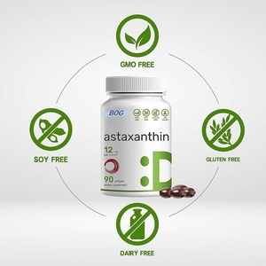 OEM&ODM Astaxantina 12mg en Cápsulas Blandas, Suplementos de Astaxantina de Alta Potencia, Apoyo para la Salud de Ojos, Articulaciones y Piel, y Niveles de Energía, 90 Unidades - Product Image 6