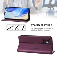 Portefeuille d'affaires en cuir PU avec porte-cartes étui de téléphone en cuir à rabat pour Samsung Galaxy Xcover 7 Pro S25 Ultra Cases