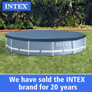 <span class=keywords><strong>INTEX</strong></span> 28031 12FT FT X 10IN cubierta redonda para <span class=keywords><strong>piscina</strong></span> alfombrilla para <span class=keywords><strong>piscina</strong></span> cubierta de <span class=keywords><strong>piscina</strong></span> película protectora - Product Image 5