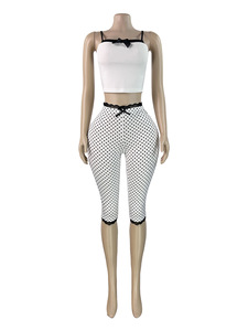 Nouvelles tenues <span class=keywords><strong>tendance</strong></span> <span class=keywords><strong>et</strong></span> mignonnes pour femmes, ensemble crop top <span class=keywords><strong>et</strong></span> leggings 2 pièces, ensemble sexy Y2K pour femmes, ensemble assorti pour l'été, vêtements pour femmes - Product Image 6