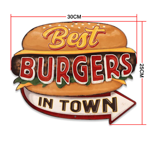 Panneau métallique vintage en <span class=keywords><strong>relief</strong></span> pour café, bar, restaurant, salle à manger, café, décoration murale vintage - Product Image 6