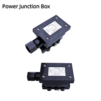 Boîtier de jonction bidirectionnel antidéflagrant, résistant à la corrosion, boîtier DMC IP66 220V-380V 40A, installation facile sur support, alimentation sécurisée