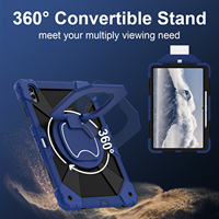 Casing Tablet Heavy Duty untuk Samsung Tab S11 Ultra S12 Ultra 14.6, Cover Silikon PC, Tempat Pena, Penyangga, Tali Bahu