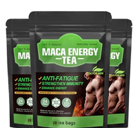 Thé énergétique naturel de maca de qualité supérieure OEM, anti-fatigue, amélioration de l'immunité, thé stimulant l'énergie pour hommes MAX