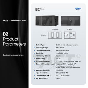 ลำโพงเสียงทุ้มขนาด18นิ้วสำหรับการแสดงกลางแจ้งขนาดใหญ่แบบมืออาชีพซับวูฟเฟอร์สำหรับงานในโบสถ์เวทีงานใหญ่ - Product Image 5