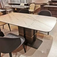 Dessus de table de restaurant avec bord en bois massif carré Personnaliser les tailles