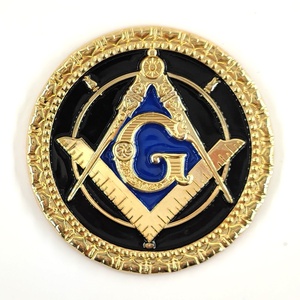 Emblème de voiture Song of Solomon 3'' personnalisé, badge maçonnique, club de motards, emblème maçonnique pour voiture - Product Image 3