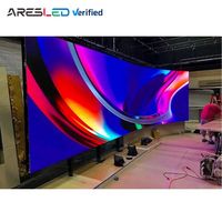 Panel dinding Video Led 500X500mm P3.91 dapat diatur layar tampilan sewa fleksibel melengkung dalam dan luar ruangan untuk konser pameran