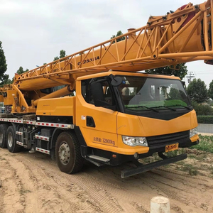Grue de camion d'occasion avec peinture d'origine, capacité de levage de 25 tonnes, moteur diesel, boîte de vitesses, grue d'occasion, matériel de construction - Product Image 1