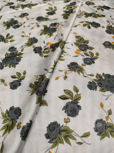 Tela de Satén Estampada Multicolor, 100% Poliéster, Ligera y Transpirable, para Manualidades de Costura, Decoración de Vestidos de Novia, Suave y Lisa - Product Image 5