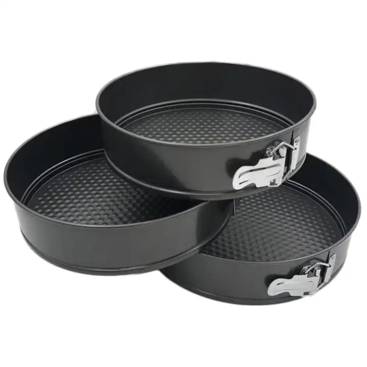 4 inch Springform Pans Set, Carbon Steel Baking Pan / Non-stick Mini Cake  Pans, Round Bakeware Cheesecake Pan