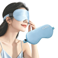 16 Momme Echt Zijden Slaapmasker 3D Gebogen Verstelbare Elastische Band Aangepaste Logo Zachte Nachtmuts Feestdagen Valentijn Bedrijfsgebruik