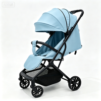 Poussette légère pour bébé, pliable d'une seule main, poussette de voyage portable avec grand pare-soleil, certifiée EN1888, OEM ODM