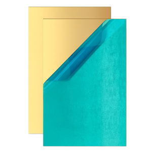 2 Stück 4x8 Zoll 0,8 mm dicke, nicht legierte, 99,9 % reine Messingplatten für Gravur, Kunsthandwerk und Schmuck, hergestellt in China - Product Image 1