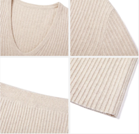 Ensemble pull et robe décontracté de luxe en maille côtelée pour femme, en coton biologique et nylon, nouvelle collection, vente en gros