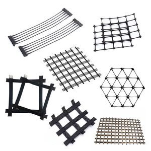 Kangshun Geogrid <b>Plastic</b> Uniaxial Tensile For Retaining Wall Reinforcement Roadbed Embankment Protection - Product Image 1