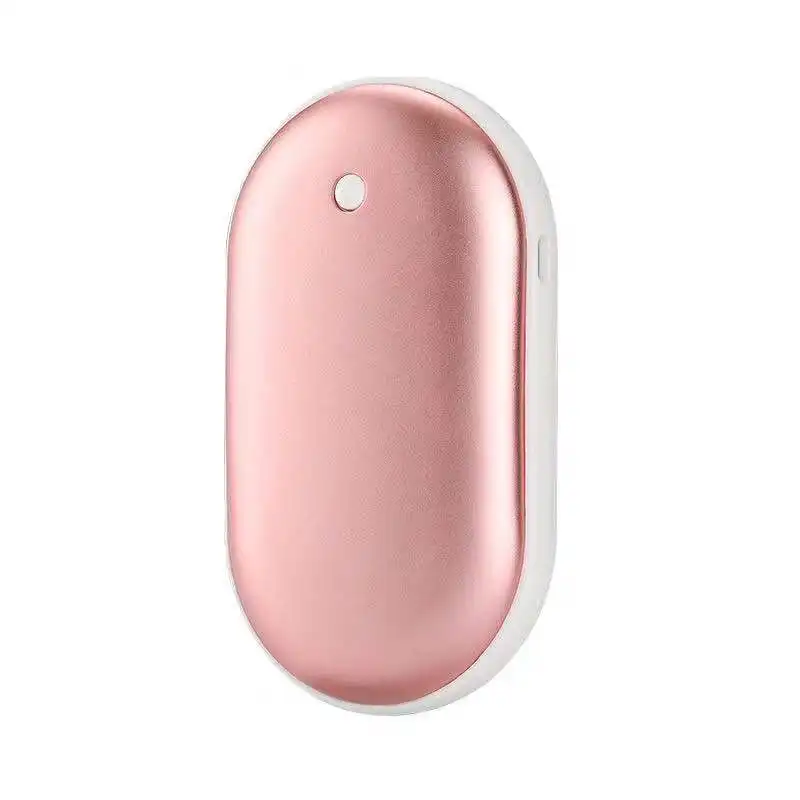 Trending 2024 New Mini Cobblestone Warming Hand Warmers 2 In 1 Portable Fast Chargers Pocket Rechargeable Hand Warmer Power Bank