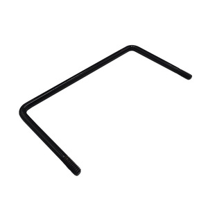 Perno en L de acero con óxido negro Jetto, parcialmente roscado, nivel 8.8, para barras de fijación de barandillas - Product Image 4