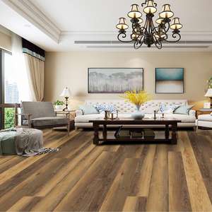 Click Lock Floor <span class=keywords><strong>Precio</strong></span> de fábrica Mute Underpad Patrón de <span class=keywords><strong>olmo</strong></span> de madera clara 4,5mm 5mm 7mm 8mm SPC Pisos para la escuela - Product Image 4