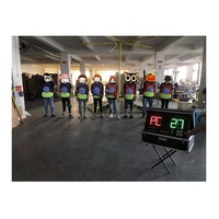 Sistema de Juego Interactivo IPS, Chaleco Luminoso con 2 Lámparas Delanteras y Traseras para Juegos de Batalla Inflables, Arena de Tiro Nerf, Juego Deportivo
