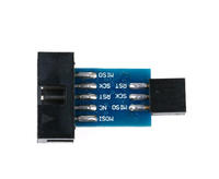 Carte adaptatrice originale AVRISP USBASP STK500 10PIN vers 6 PIN