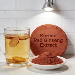 Extrato de <span class=keywords><strong>Ginseng</strong></span> Vermelho Coreano 100% Solúvel em Água, Extrato Herbal de Grau Alimentício, Suplemento Dietético em Pó em Embalagem de Tambor - Product Image 3