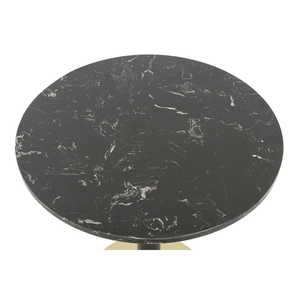 <b>SIDE</b> <b>TABLE</b> METAL <b>MARBLE</b> 45X45X51 <b>BLACK</b> Prof. 45 - Product Image 4