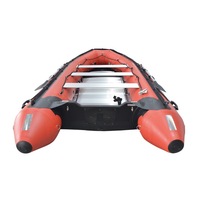 Bateau pneumatique robuste ZHAO MARINE ZYA-550 de 5,5 m (18 pieds) avec plancher en aluminium, pliable, pour la pêche, le sauvetage et la plongée
